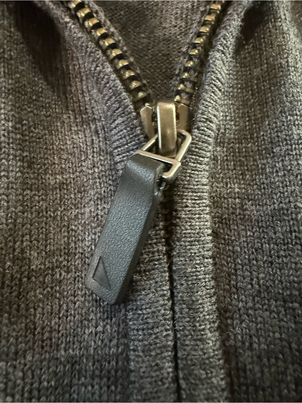 UNTUCKit Sweater Mens Medium Gray Belguardo Merino Wool 1/4 Zip Smart Casual - Picture 7 of 9